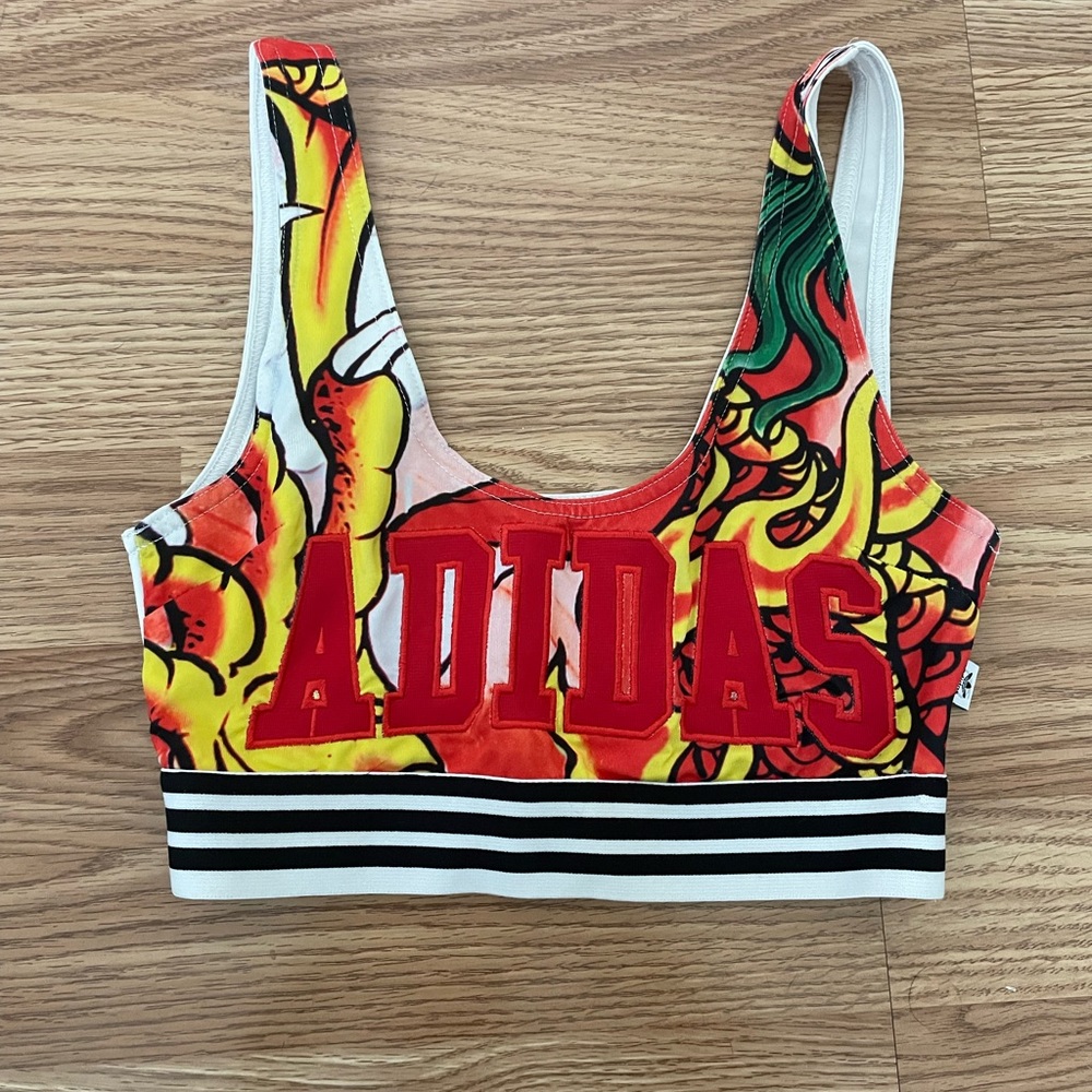 Adidas x Rita Ora crop top tank